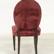 Dining room chairs art deco House Leleu 1940' France (set of 4)