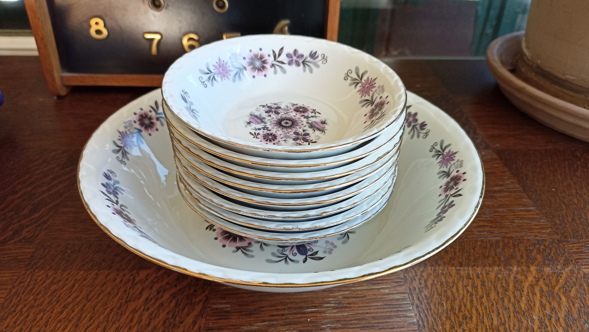 Paris porcelain dessert service