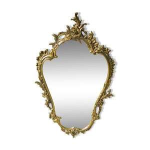 miroir vintage en bronze