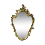 Miroir vintage en bronze doré