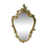 Miroir vintage en bronze doré