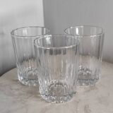 3 verres à eau
