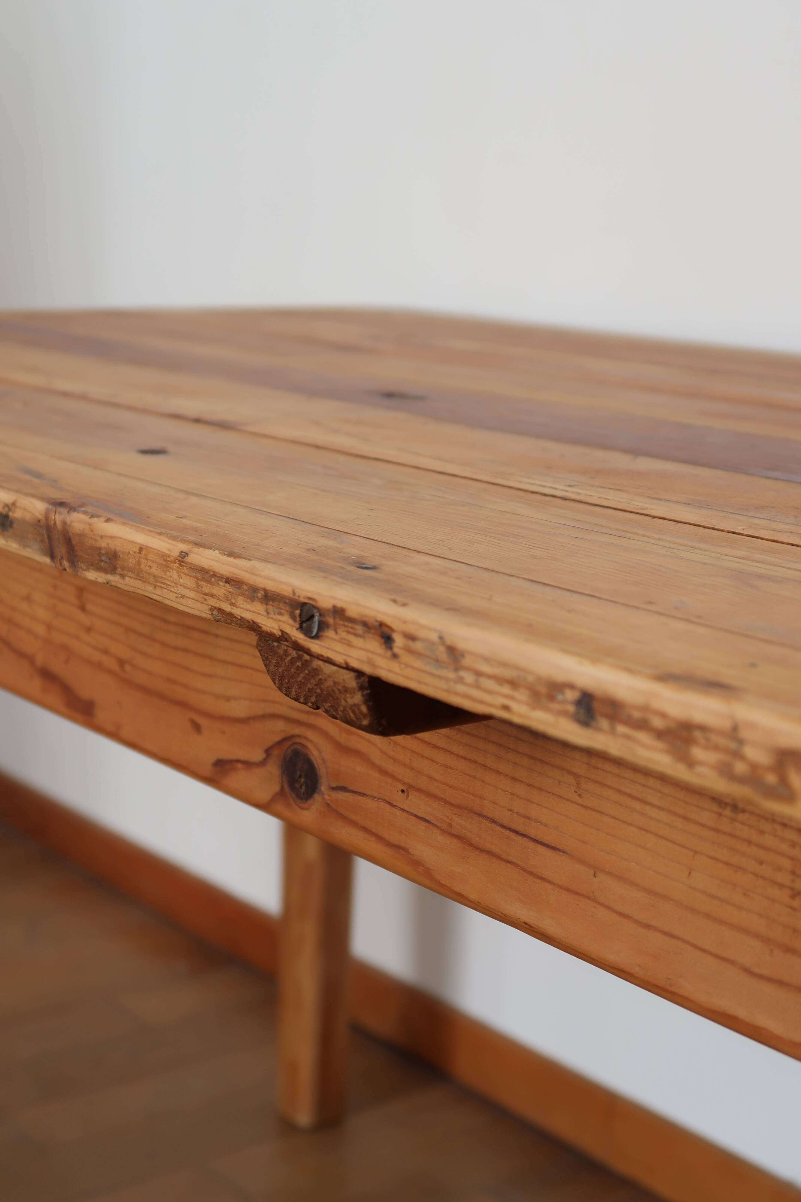 Light farmhouse table