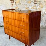 Vintage chest of drawers with 4 drawers by Capelle, circa 60's