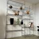 Old modular metal shelf vintage bookcase 10 design shelves from the 80s