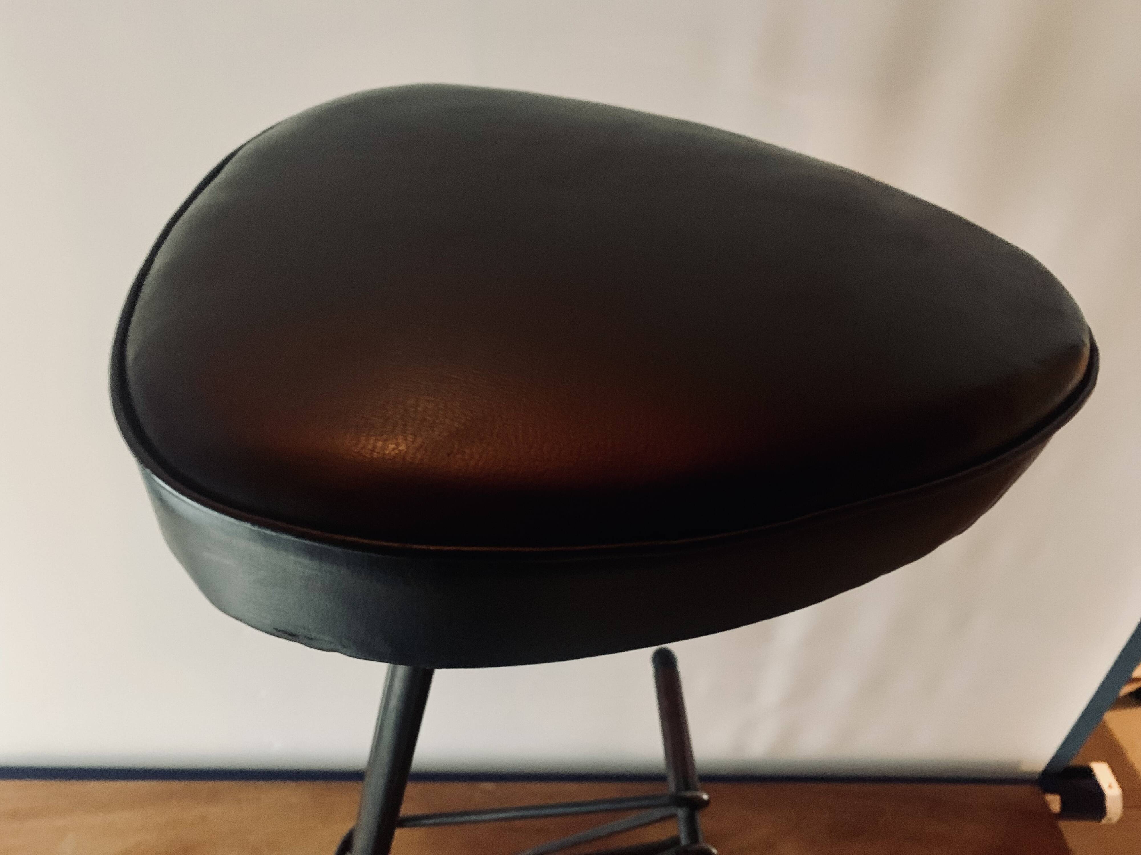 TUBAX bar stool by Willy Van Der Meeren - Belgium - 1950.