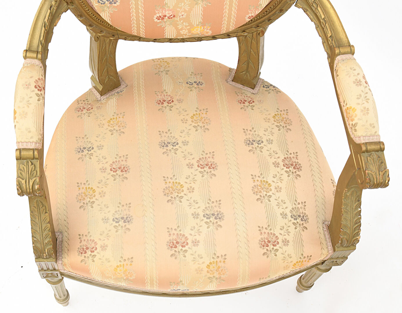 Gilded wooden living room in Louis XVI style