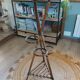 Large vintage bamboo plant stand