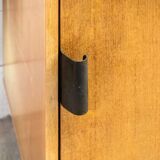 Credenza in legno e ferro Leonardo Fiori per ISA Bergamo Italia Anni '50