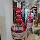 Red double-walled crystal carafe – Saint-Louis