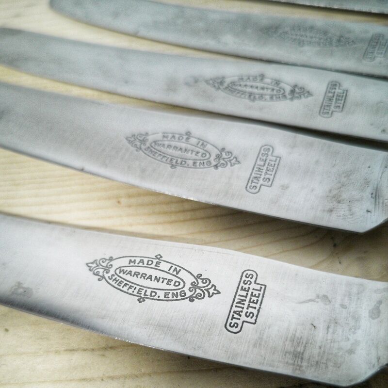 Set of 6 Sheffield knives