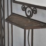 Mirror coat racks in wrought iron 1930 style Art deco