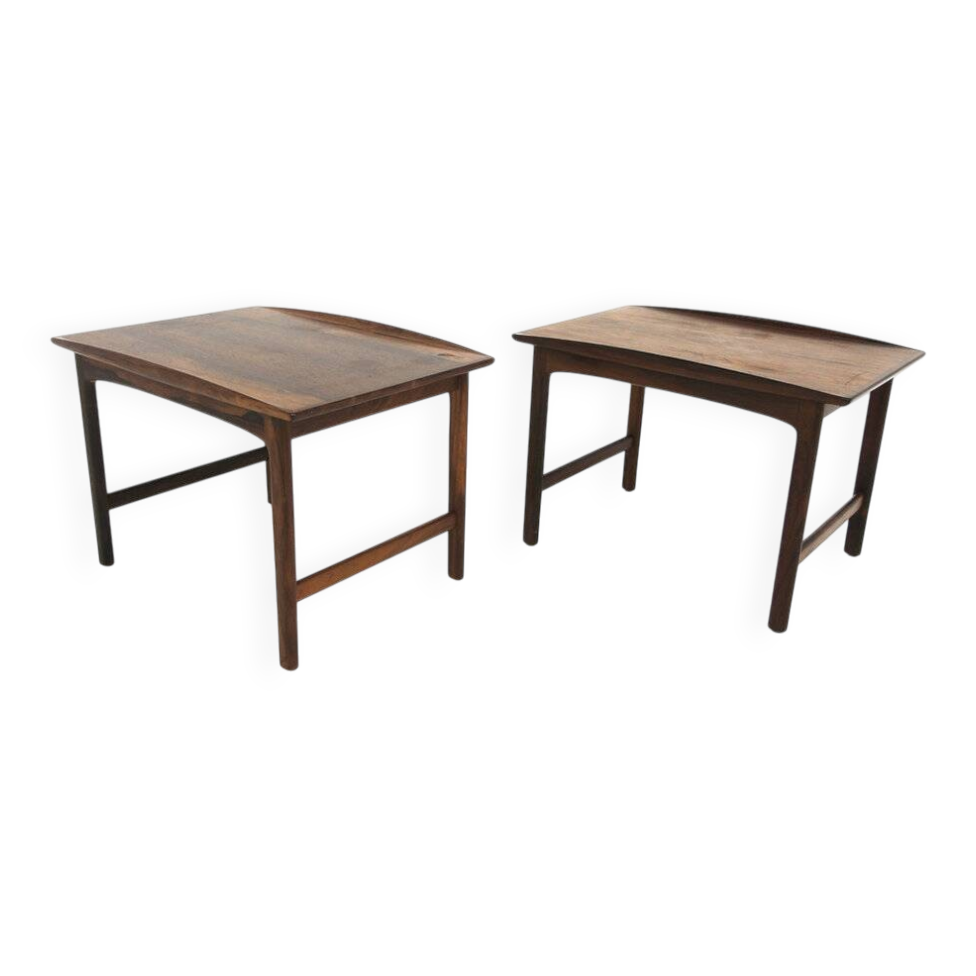 Set of "Frisco" rosewood bedside tables, Folke Ohlson, Sweden, 1960