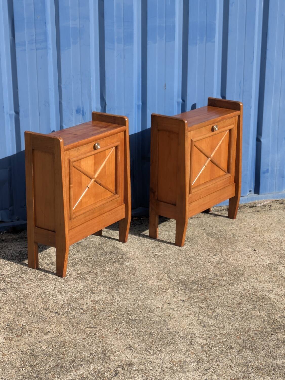 Paire de chevets vintage 1950-1960