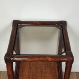 Rattan sofa bedside table
