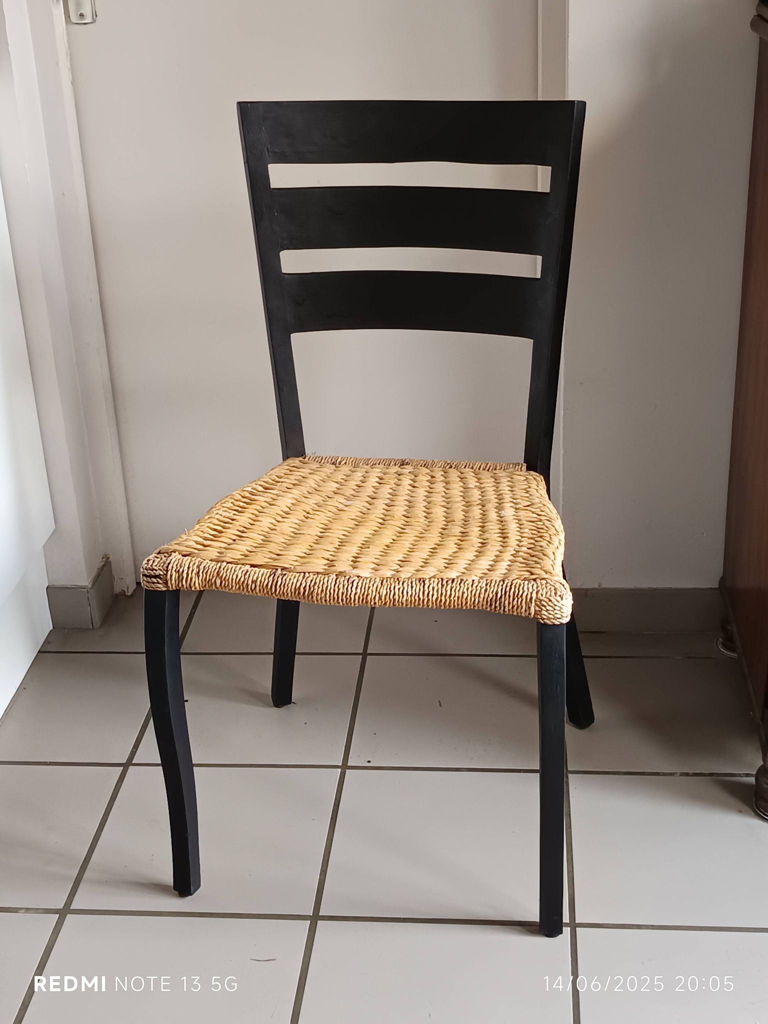 Italian designer rope chair in the Spinetto/Gio Ponti style