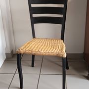 Italian designer rope chair in the Spinetto/Gio Ponti style