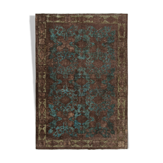 Hand-knotted unique anatolian 1980s 208 cm x 302 cm