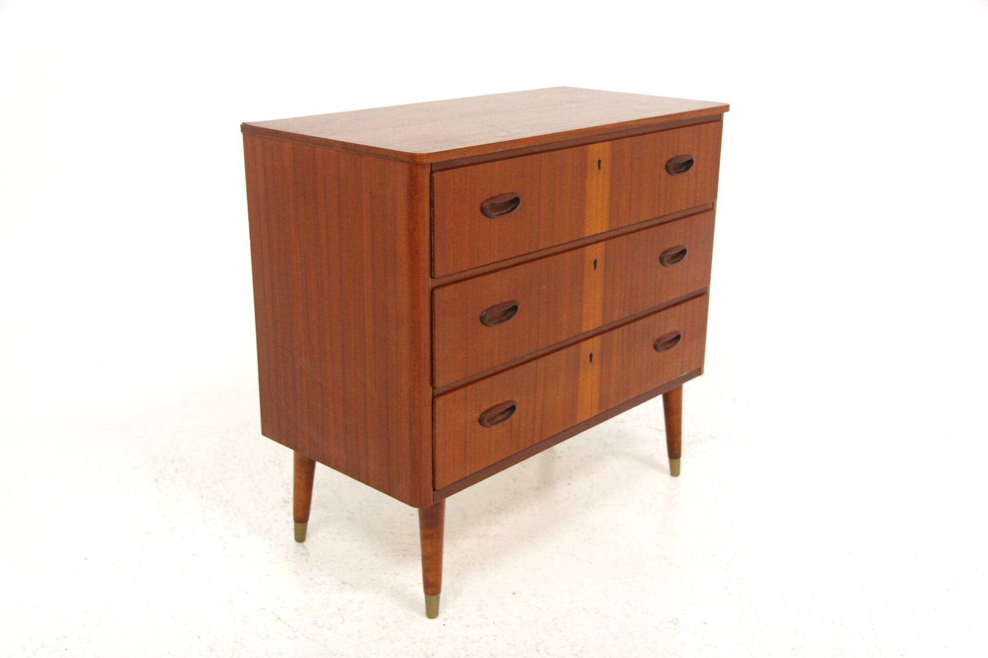 Scandinavian mahogany chest of drawers, Sweden, 1950