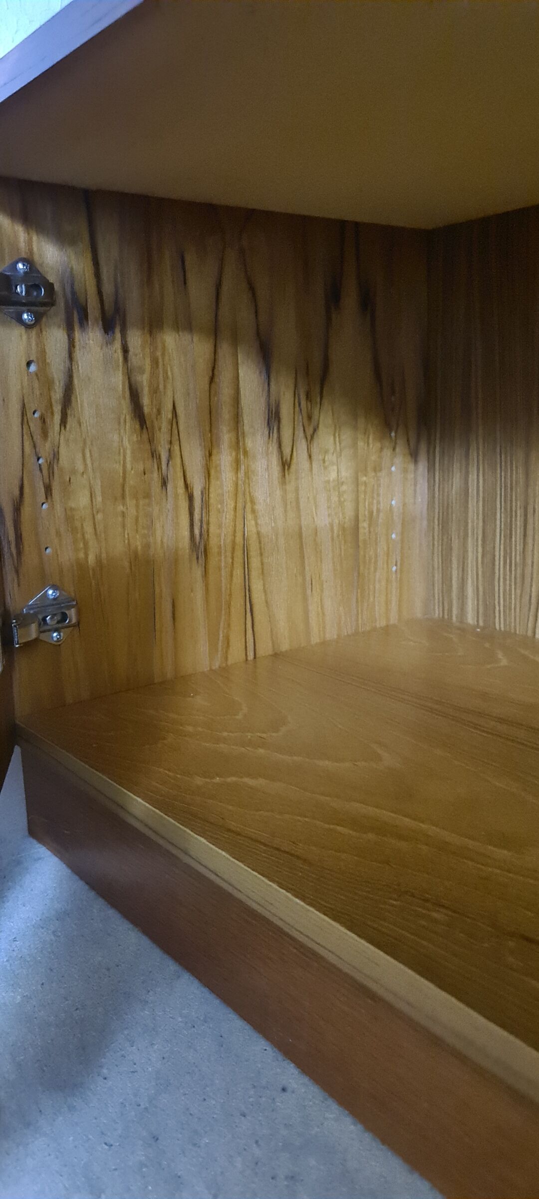 Vintage sideboard and shelving system