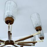 Large Vintage Scandinavian Pendant Light 60s