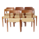 Large Set of 8 Niels Otto Møller Teak Dining Chairs – Model 75 (1950s)