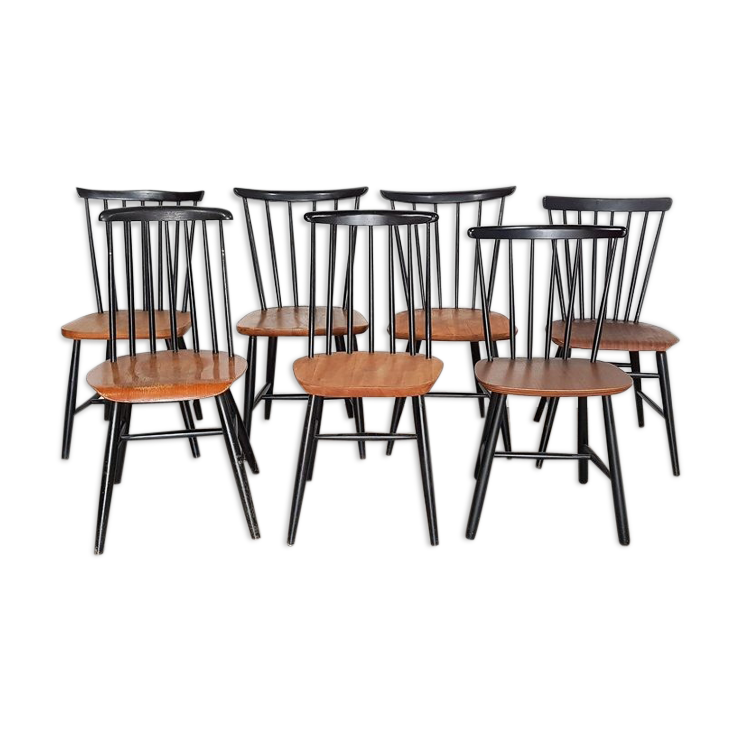 Set of 7 chairs back to bars Pastoe, Nesto et Tapiovaara