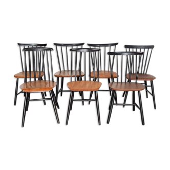Set of 7 chairs back to bars Pastoe, Nesto et Tapiovaara