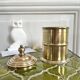 Round brass box