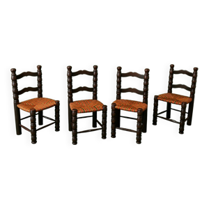 4 chaises dudouyt