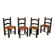 4 chaises dudouyt