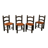 4 chaises dudouyt