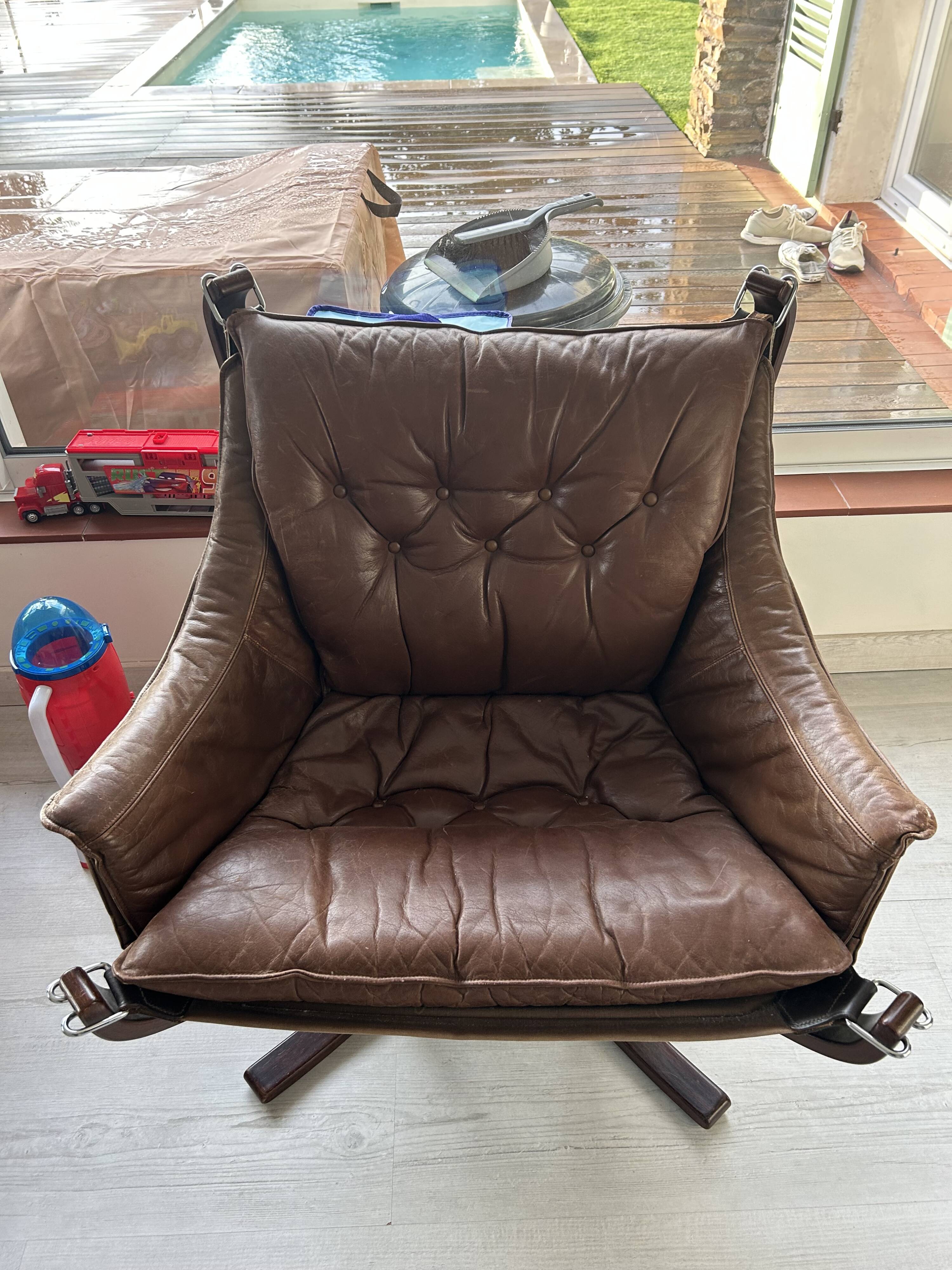 Falcon Easy Chair vintage by Sigurd Ressell Venene Mobler