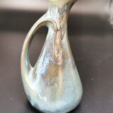 Art Nouveau ceramics signed Denbac pitcher vase retro glacures