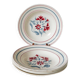 Lot of 5 Lunéville soup plates, Herblay model, 1950