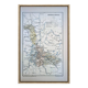 Printed in 1889, Meurthe-et-Moselle, old map.