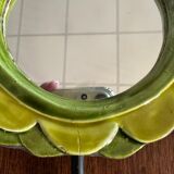 Glazed ceramic mirror by Mithé Espelt