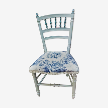 Chaise toile de jouy