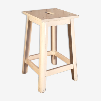 Workshop wooden stool