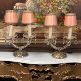 Pair of Maria Theresa candelabra.