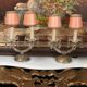 Pair of Maria Theresa candelabra.