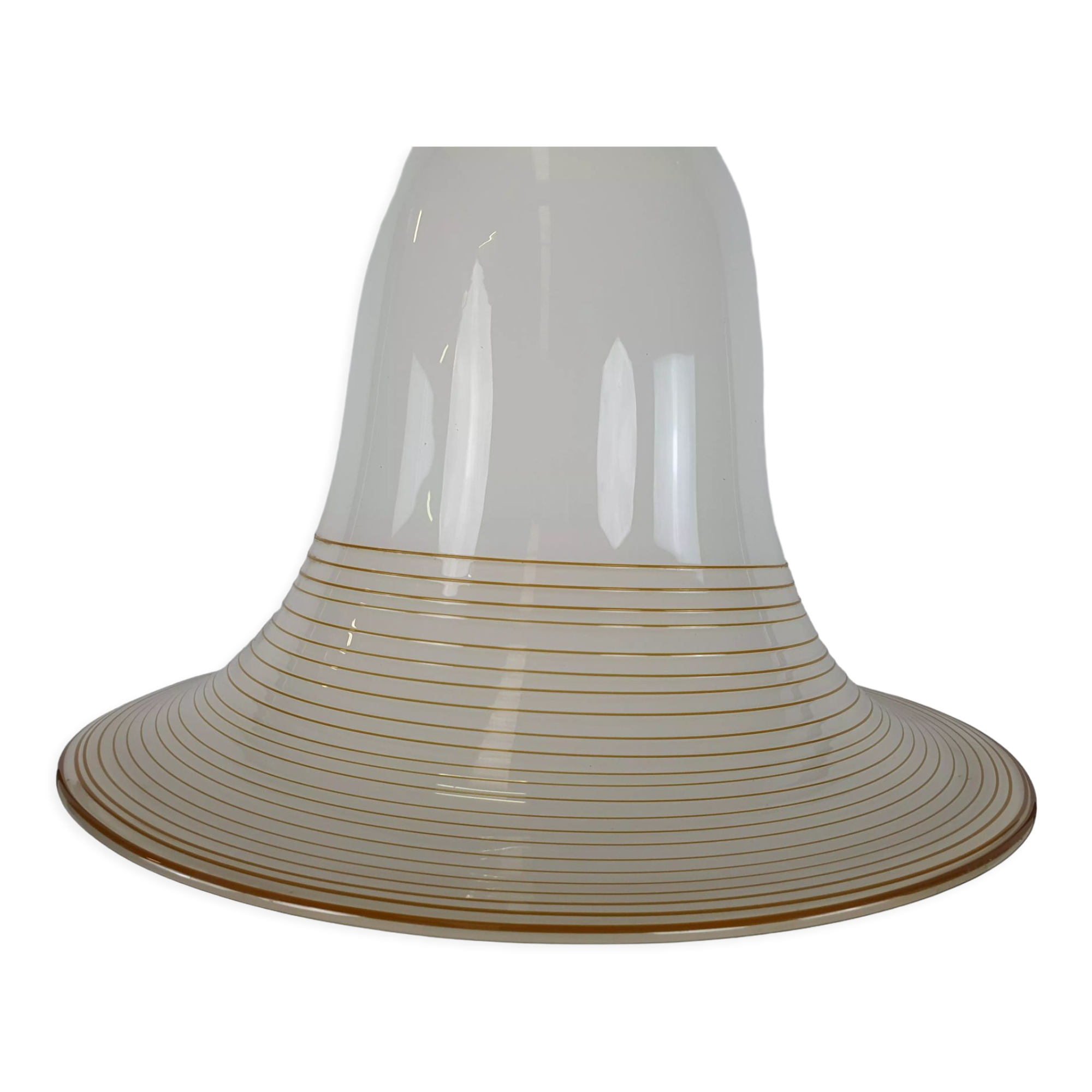 Lustre cloche en verre de Murano années 1970 Italie