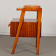 Pair of wooden and opaline bedside tables, edited by Jitona, 1960