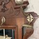 Antique oak carved wardrobe