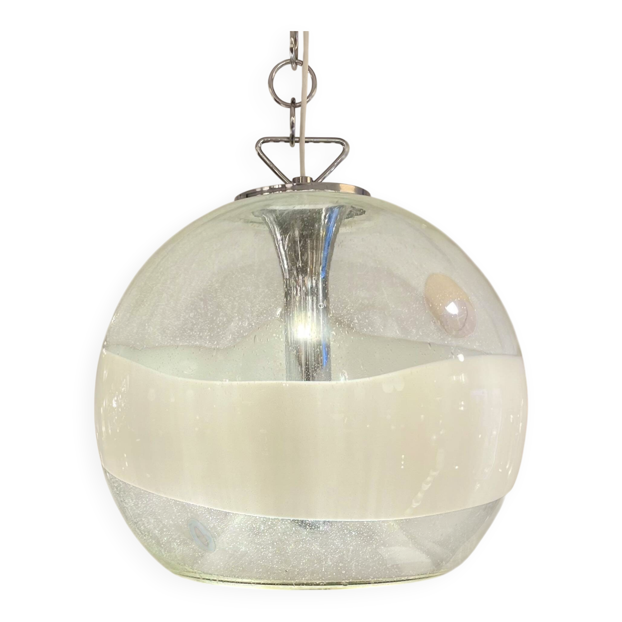 Murano Pendant Lamp by E. Fantasia & G. Poli for Sothis, 1970s