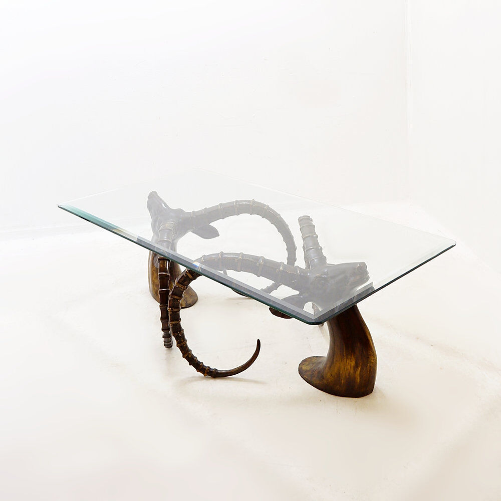"Ibex" coffee table in the style of Alain Chervet - 1970s