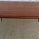 Table extensible pieds compas année 50 rallonges non fournis en bois de teck–Très bon état