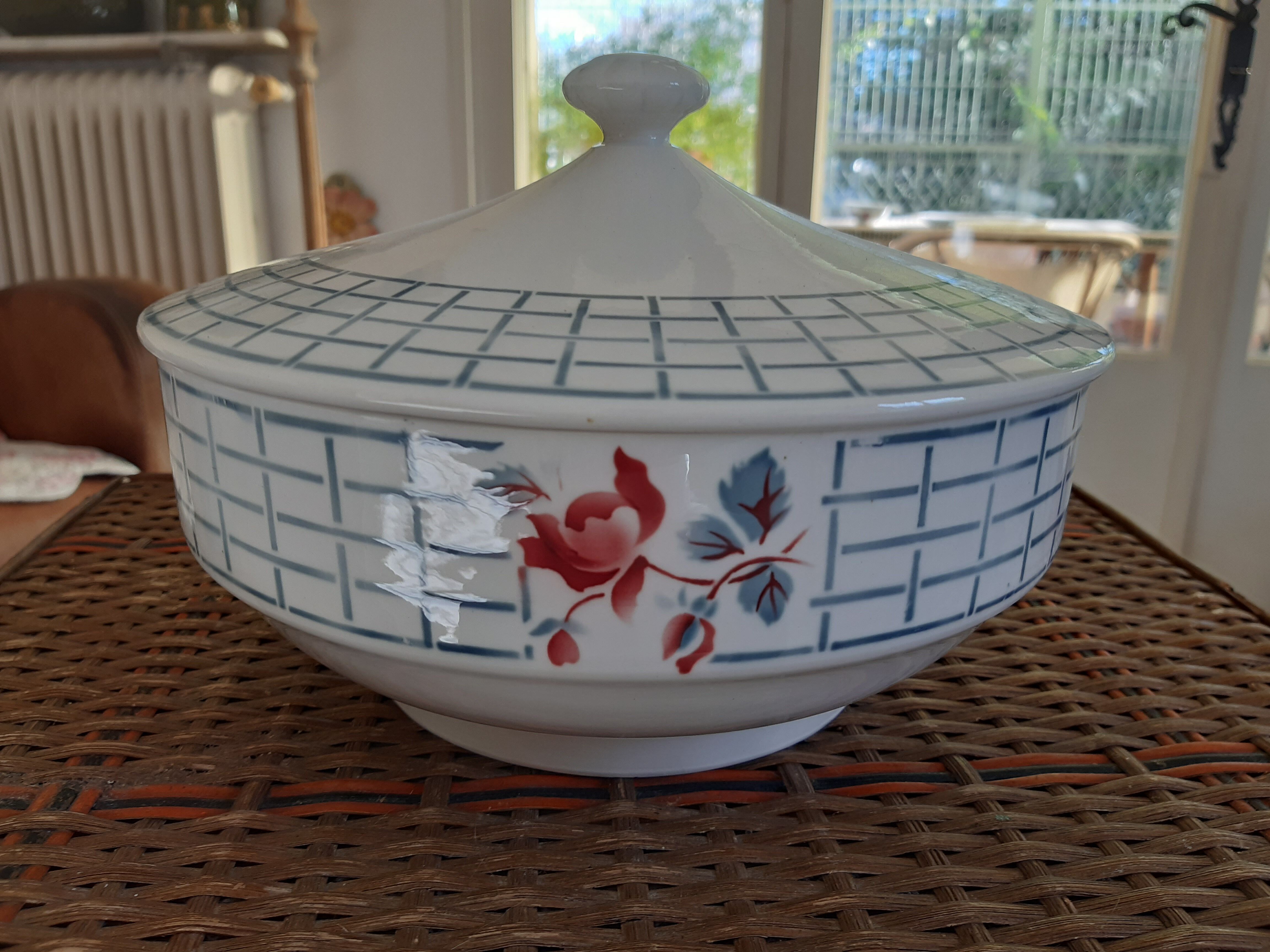Soup bowl Digoin Sarreguemines