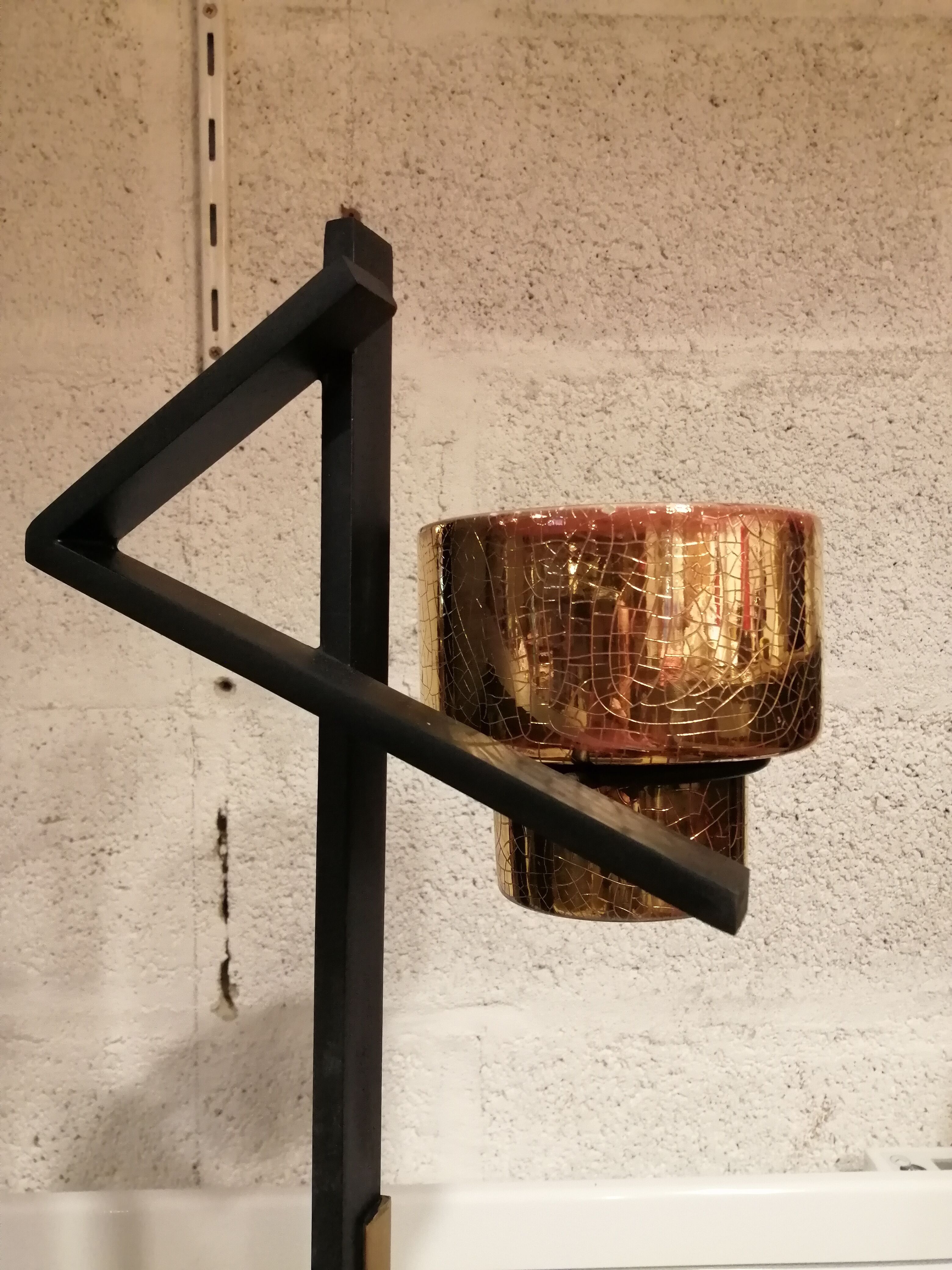 Vintage ashtray holder on foot