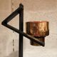 Porte cendrier vintage sur pied